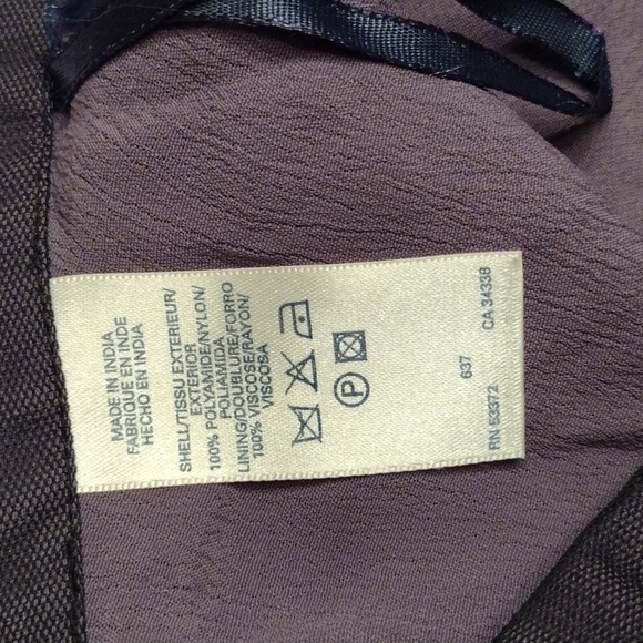 French Connection Tulle Midi Skirt, Sequined Floral Design Skirt,Size 8, Black - Picture 7 of 9